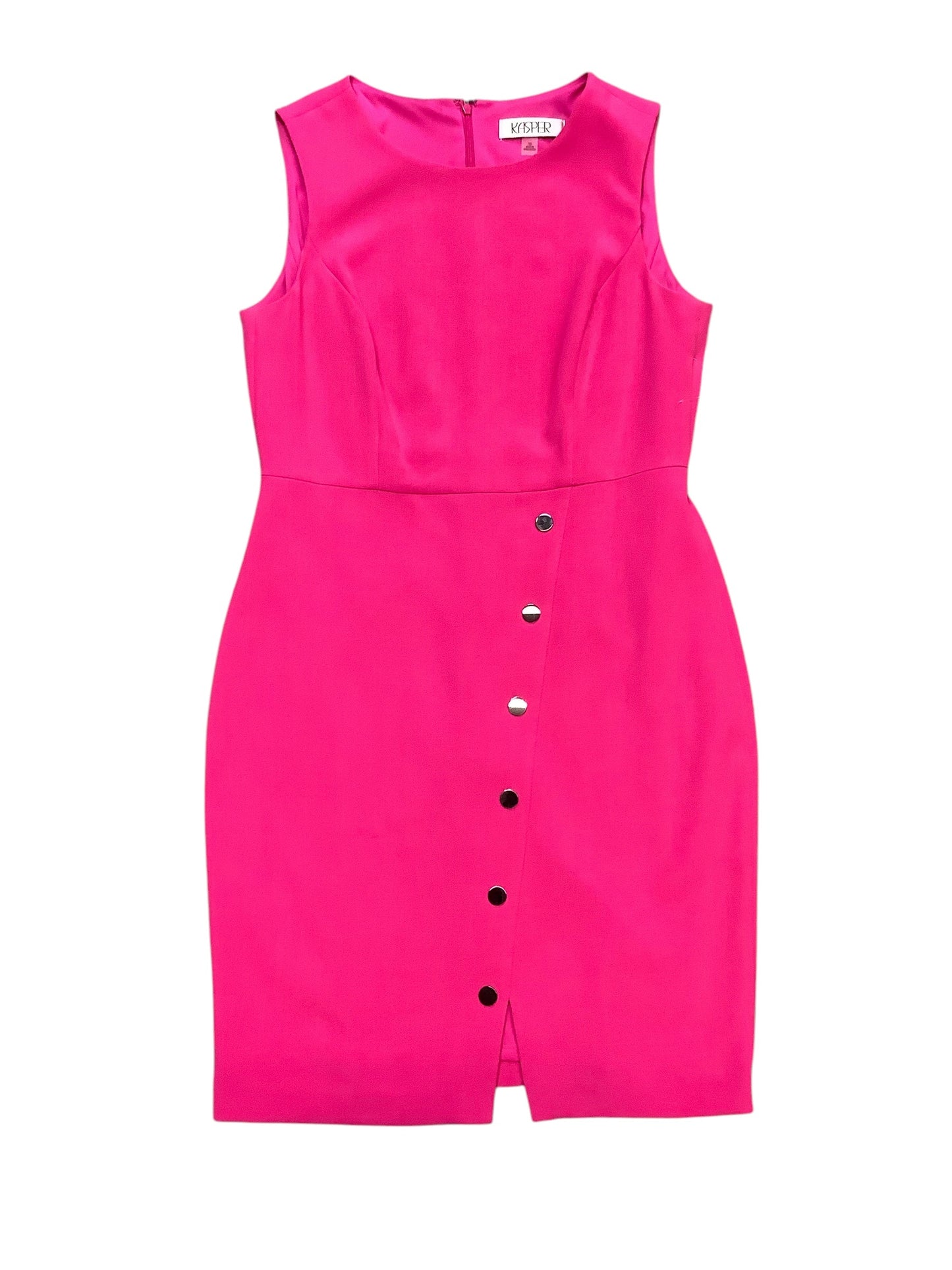 Dress Casual Short By Kasper In Pink, Size: M