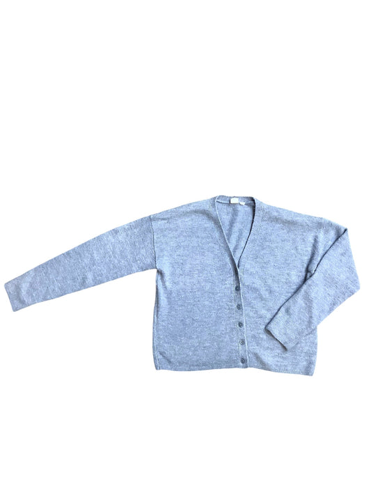 Sweater Cardigan By Gap In Blue, Size: M