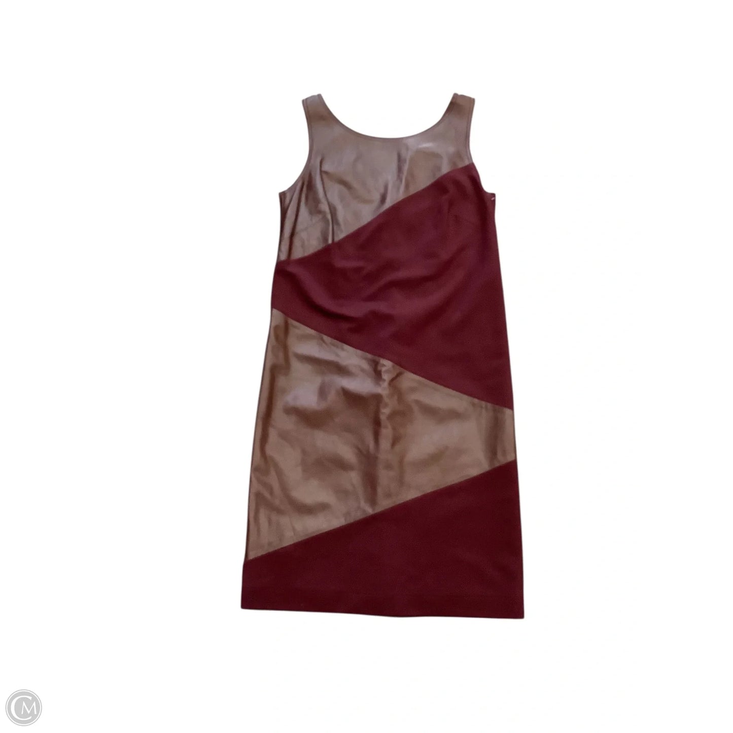 Dress Casual Midi By Worth Ny In Maroon, Size: S