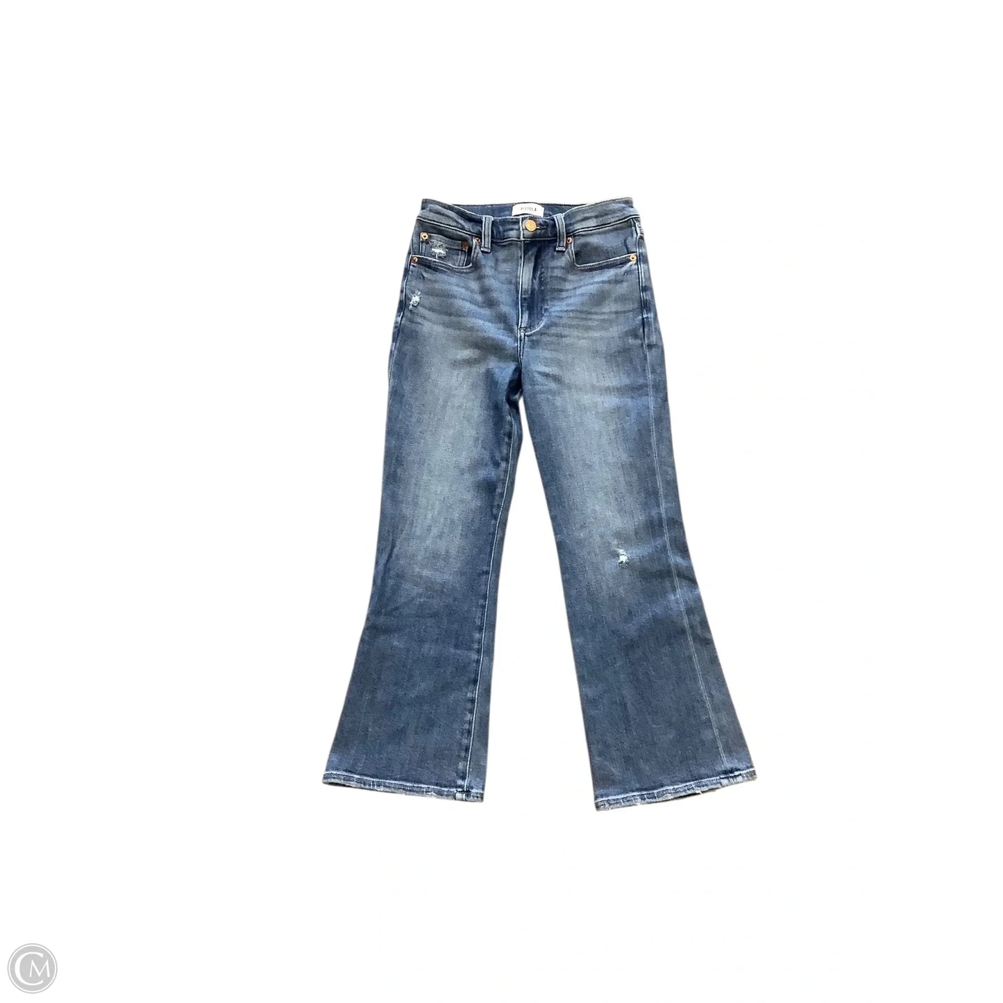 Jeans Cropped By Pistola In Blue Denim, Size: 2 (26P)