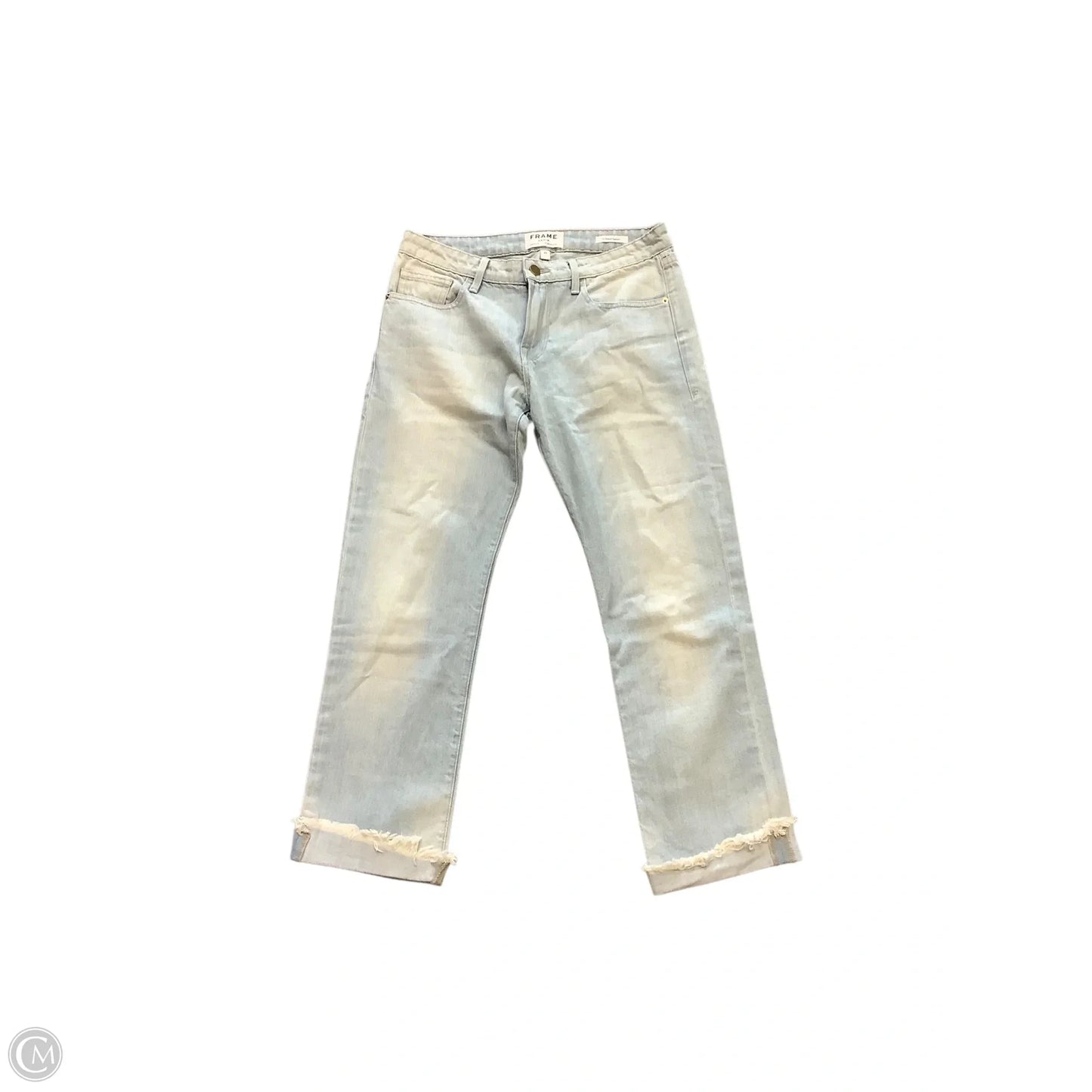 Jeans Boyfriend By Frame In Blue Denim, Size: 2 (25)