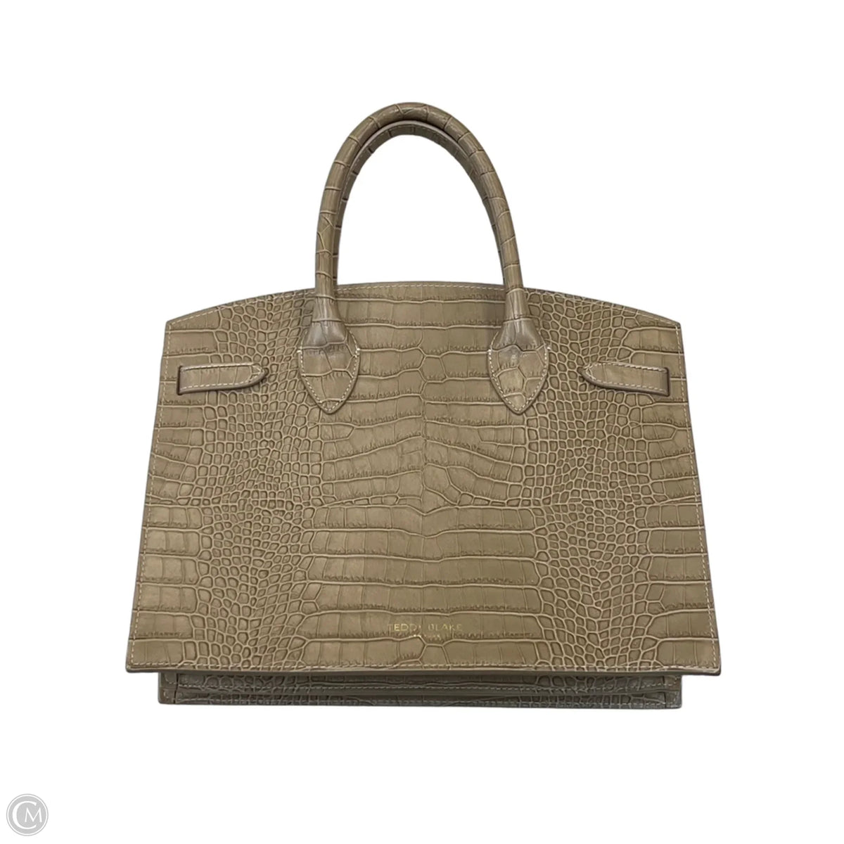 Handbag Leather By Cma, Size: Medium