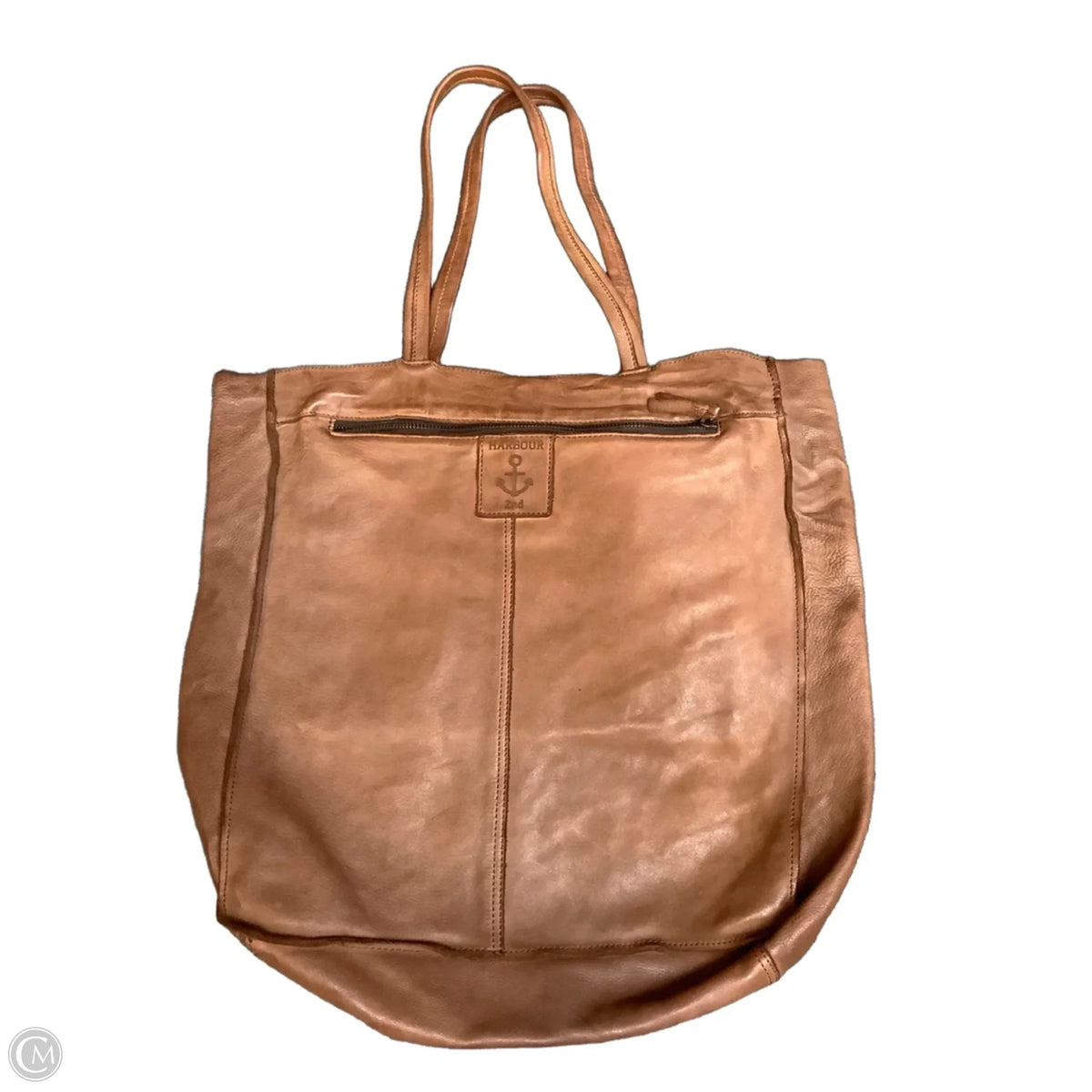 Handbag Leather By Cma, Size: Large