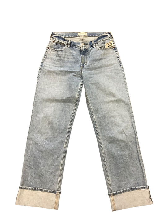 Jeans Boyfriend By Abercrombie And Fitch In Blue Denim, Size: 8