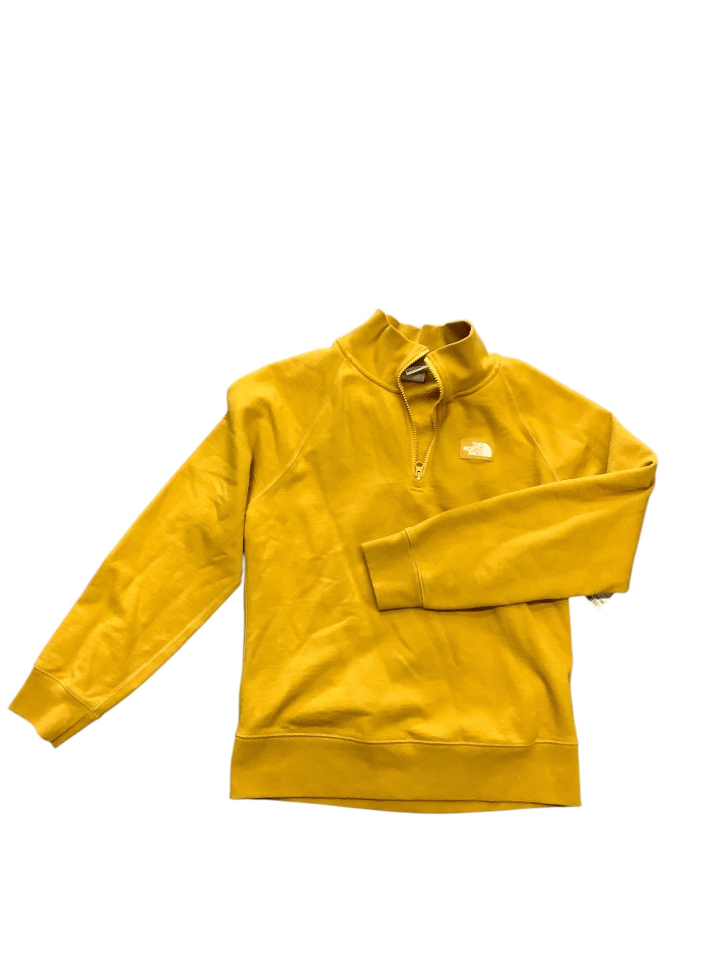 Athletic Sweatshirt Collar By The North Face In Yellow, Size: M