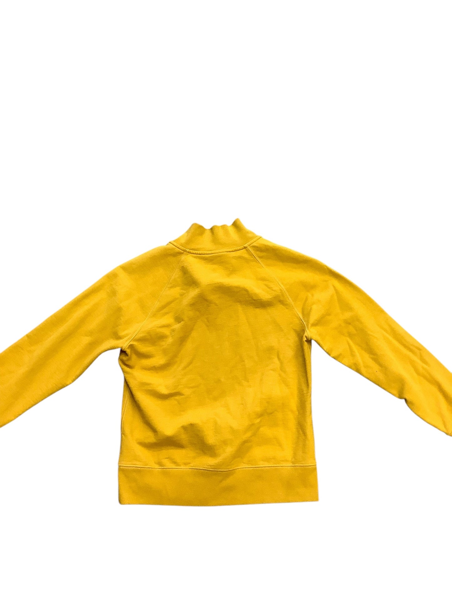 Athletic Sweatshirt Collar By The North Face In Yellow, Size: M