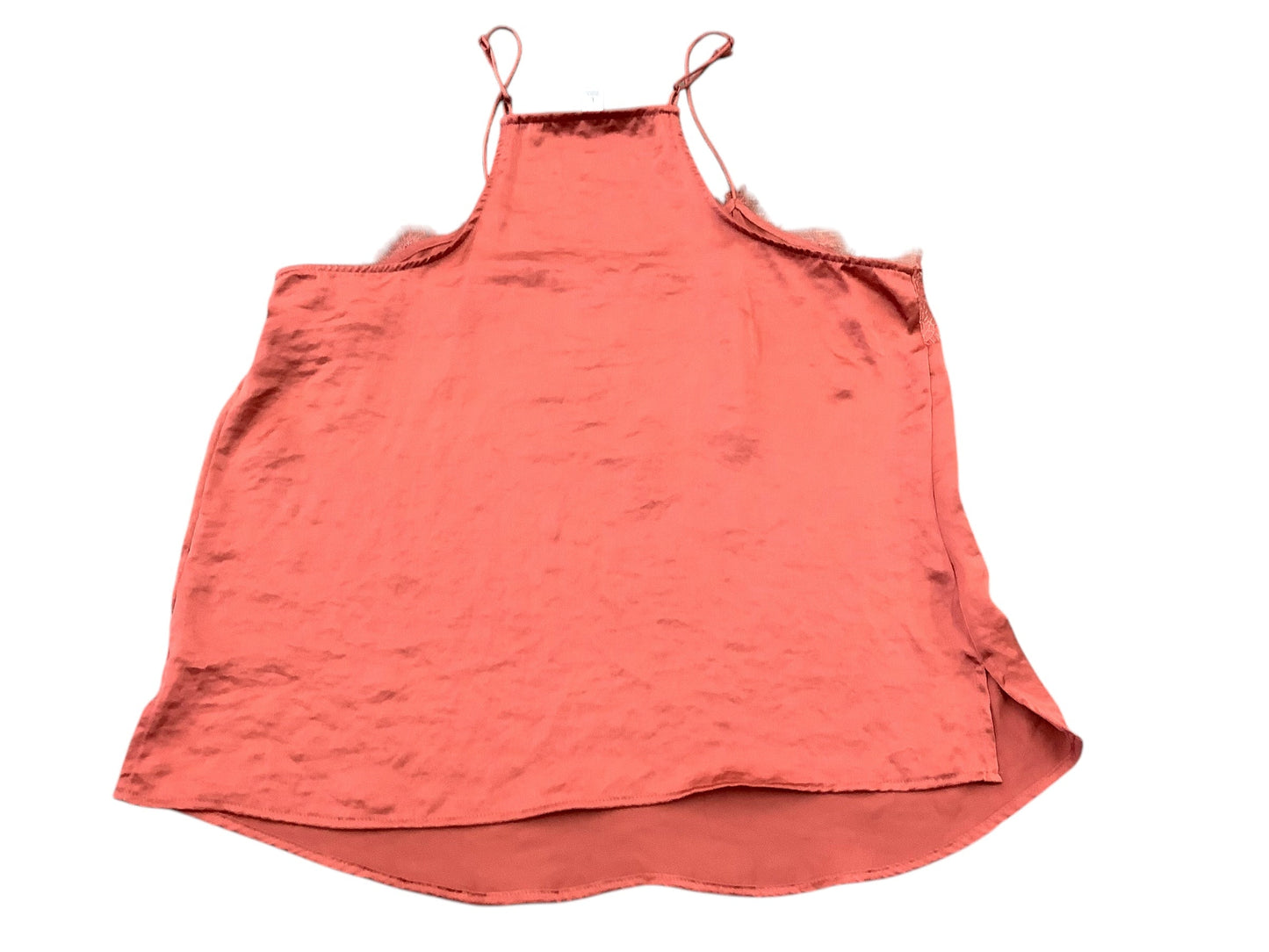 Top Sleeveless Basic By Nine West In Orange, Size: L