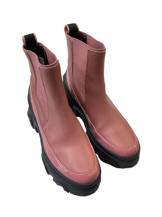 Boots Ankle Heels By Sorel In Pink, Size: 7