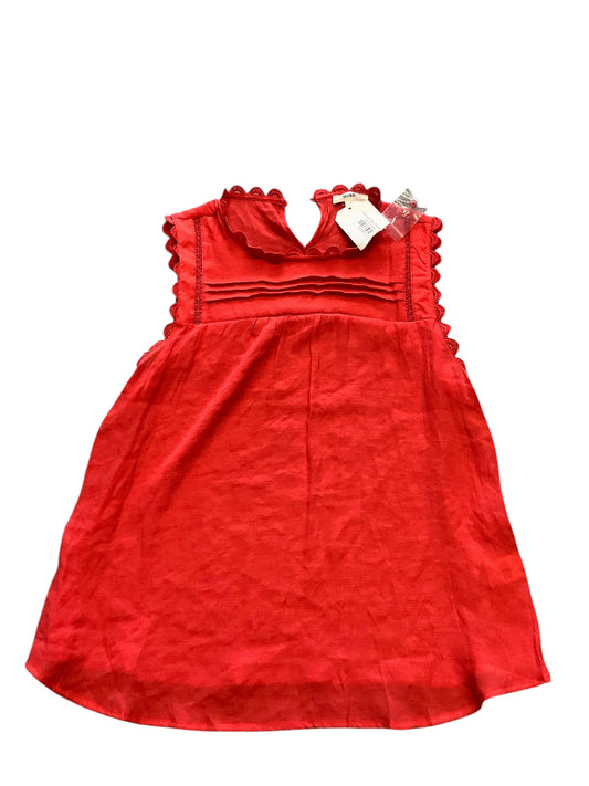 Top Sleeveless By Mine In Red, Size: L