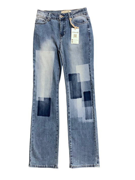 Jeans Straight By Charlie B In Blue Denim, Size: 0