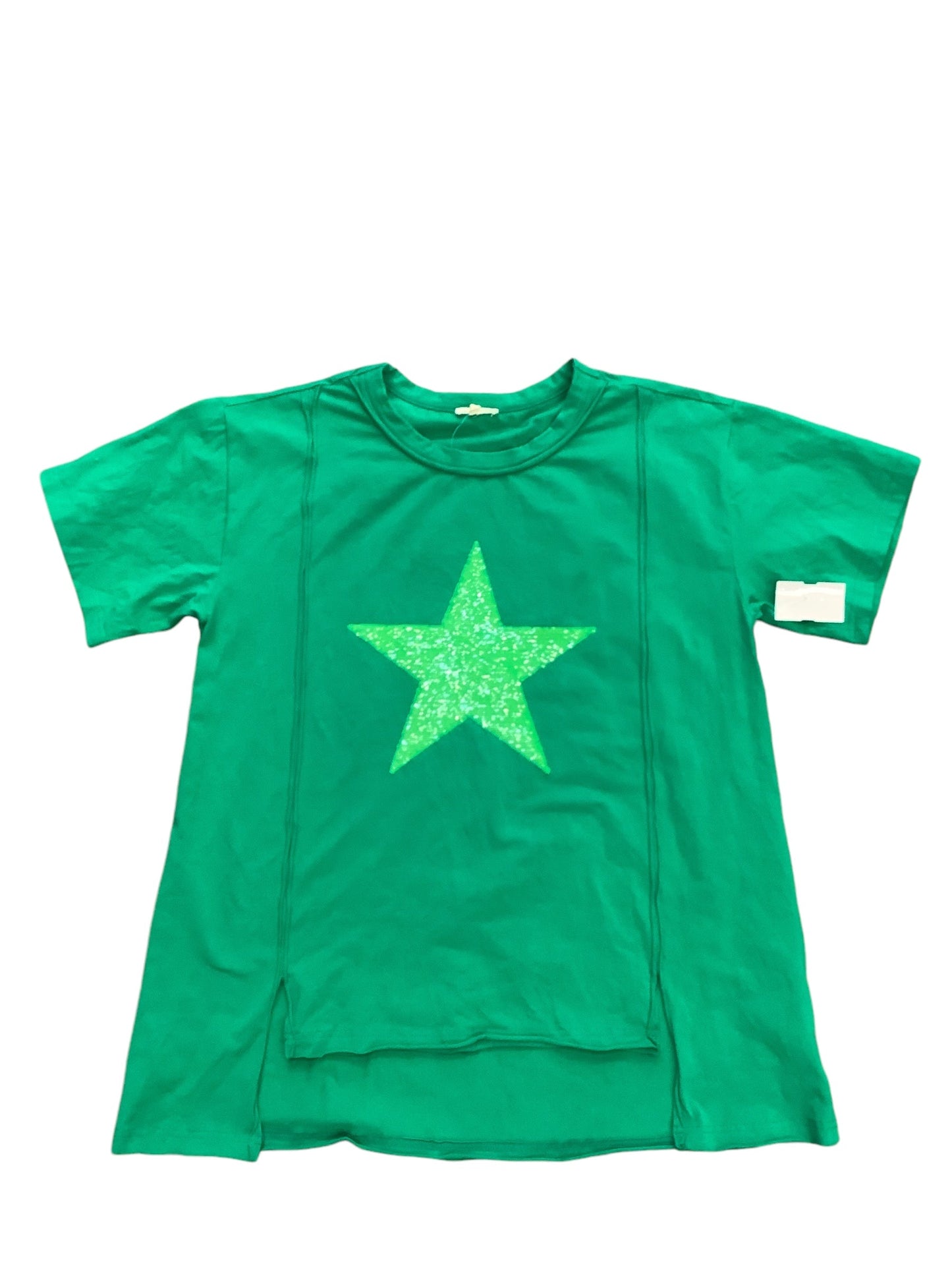 Top Short Sleeve By Jodifl In Green, Size: M