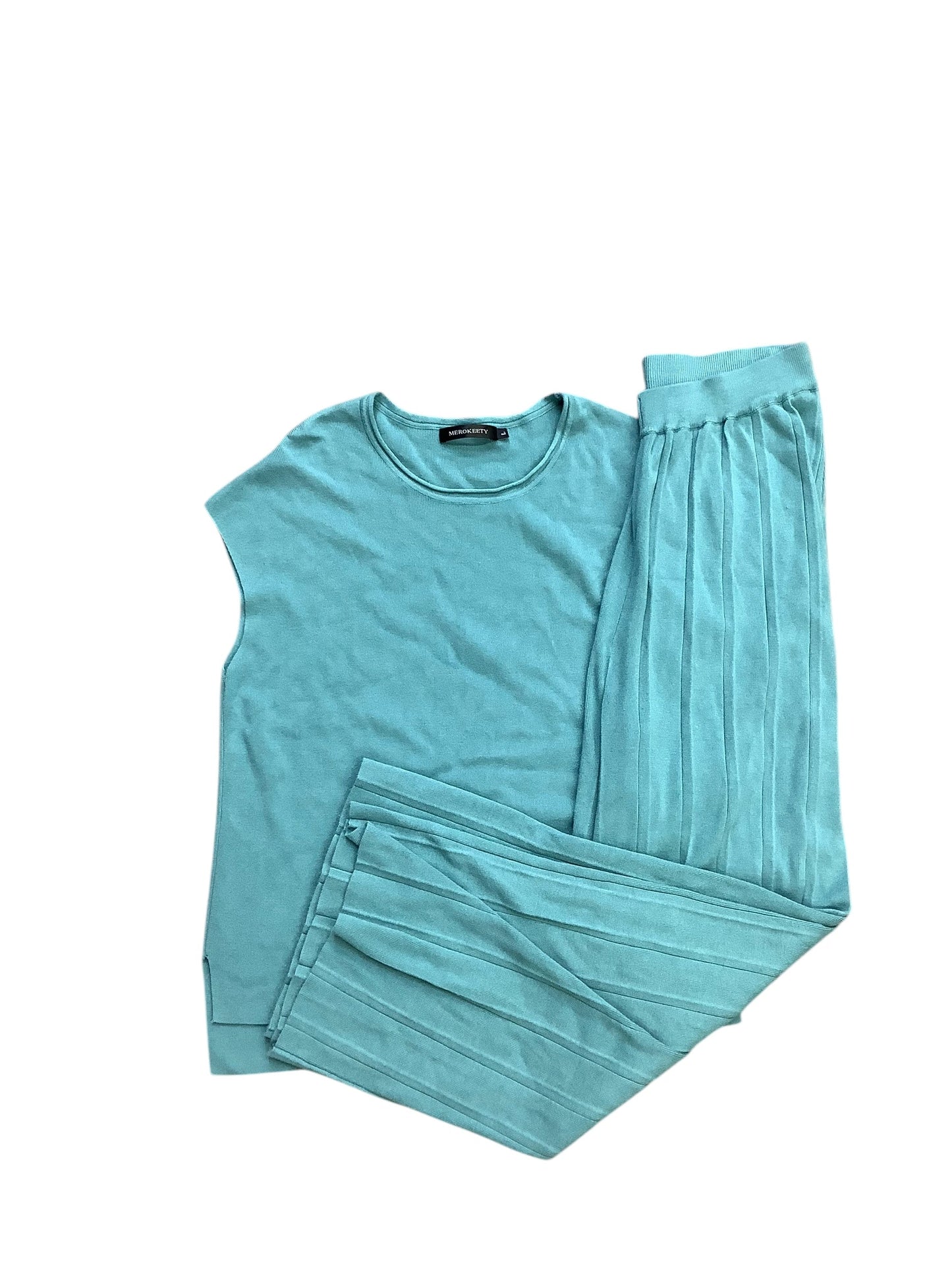 Pants Set 2pc By Clothes Mentor In Teal, Size: L