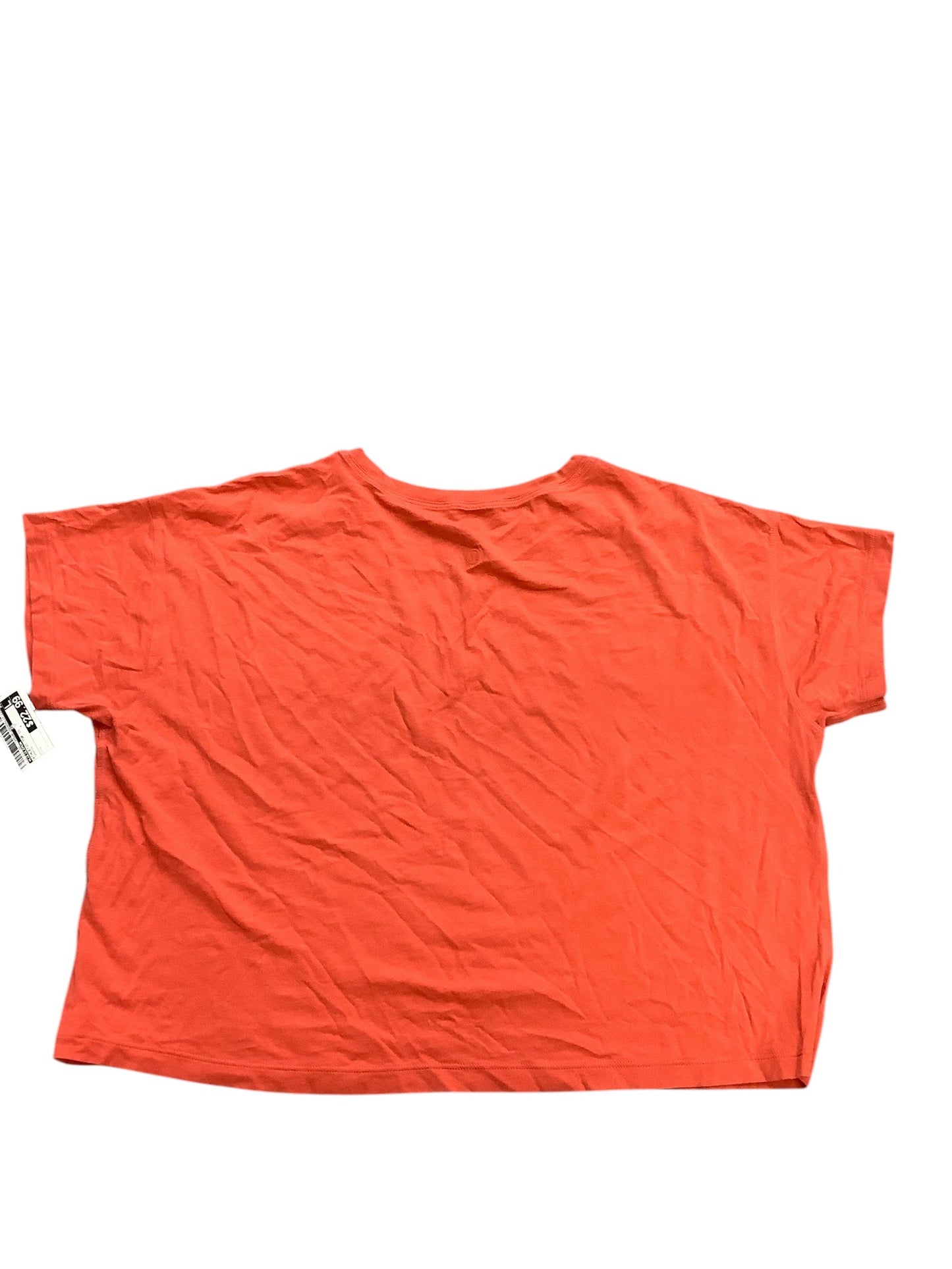 Athletic Top Short Sleeve By Lululemon In Orange