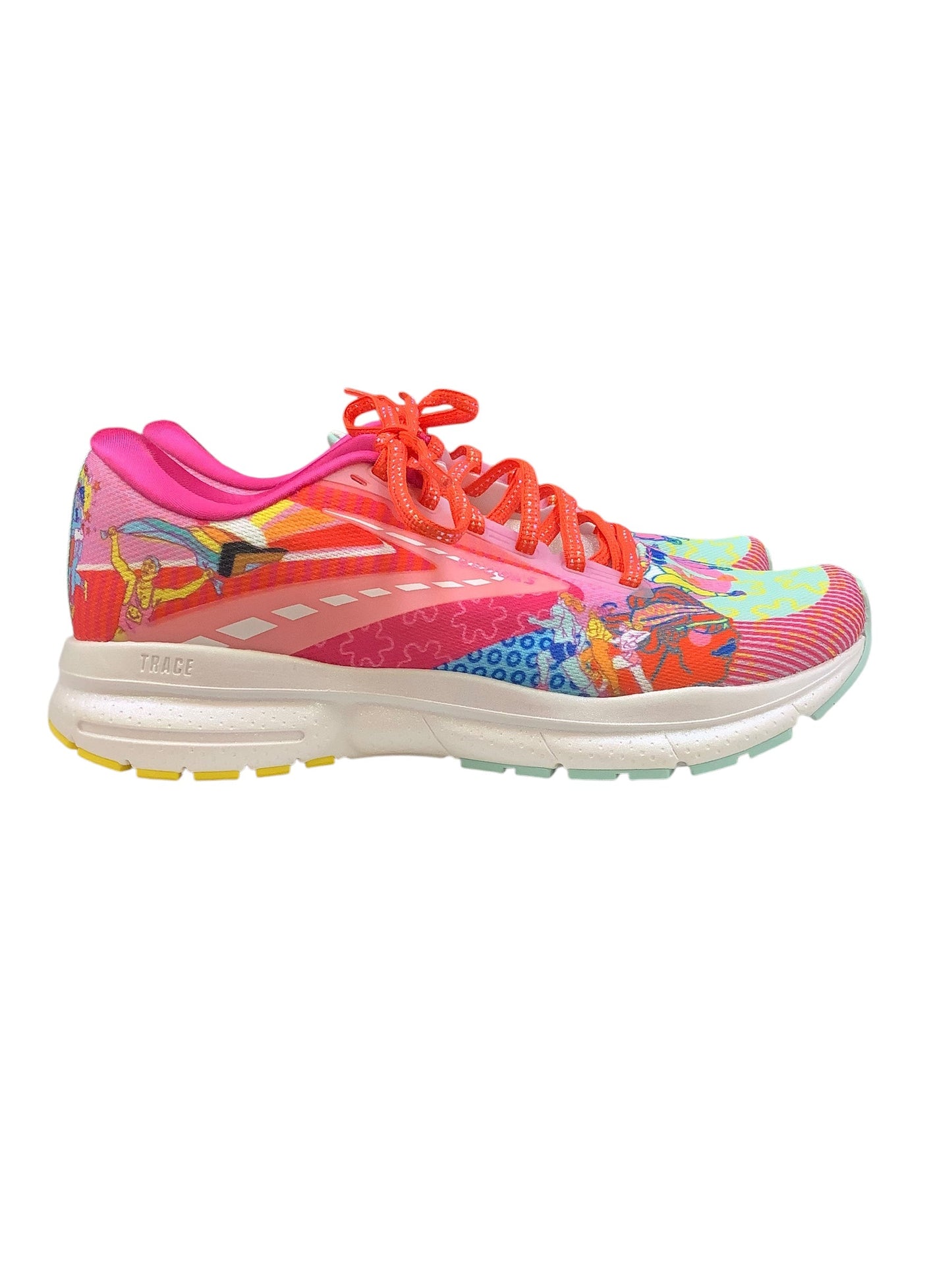 Shoes Athletic By Brooks In Multi-colored, Size: 8