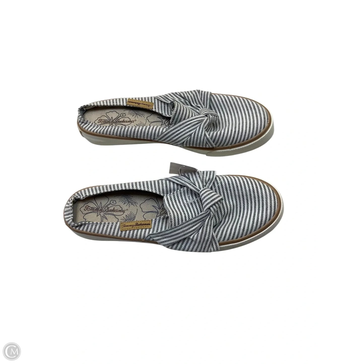 Shoes Flats By Tommy Bahama In Striped Pattern, Size: 7.5