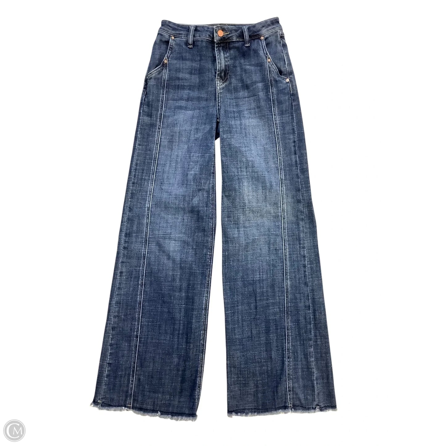 Jeans Wide Leg By Cmc In Blue Denim, Size: 2