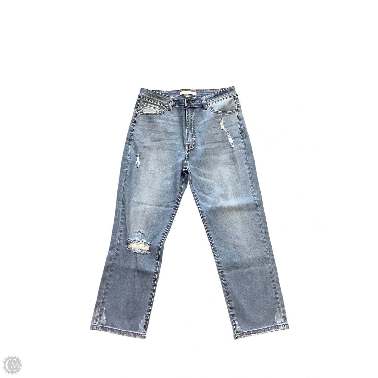 Jeans Straight By Clothes Mentor In Blue Denim, Size: 11/29