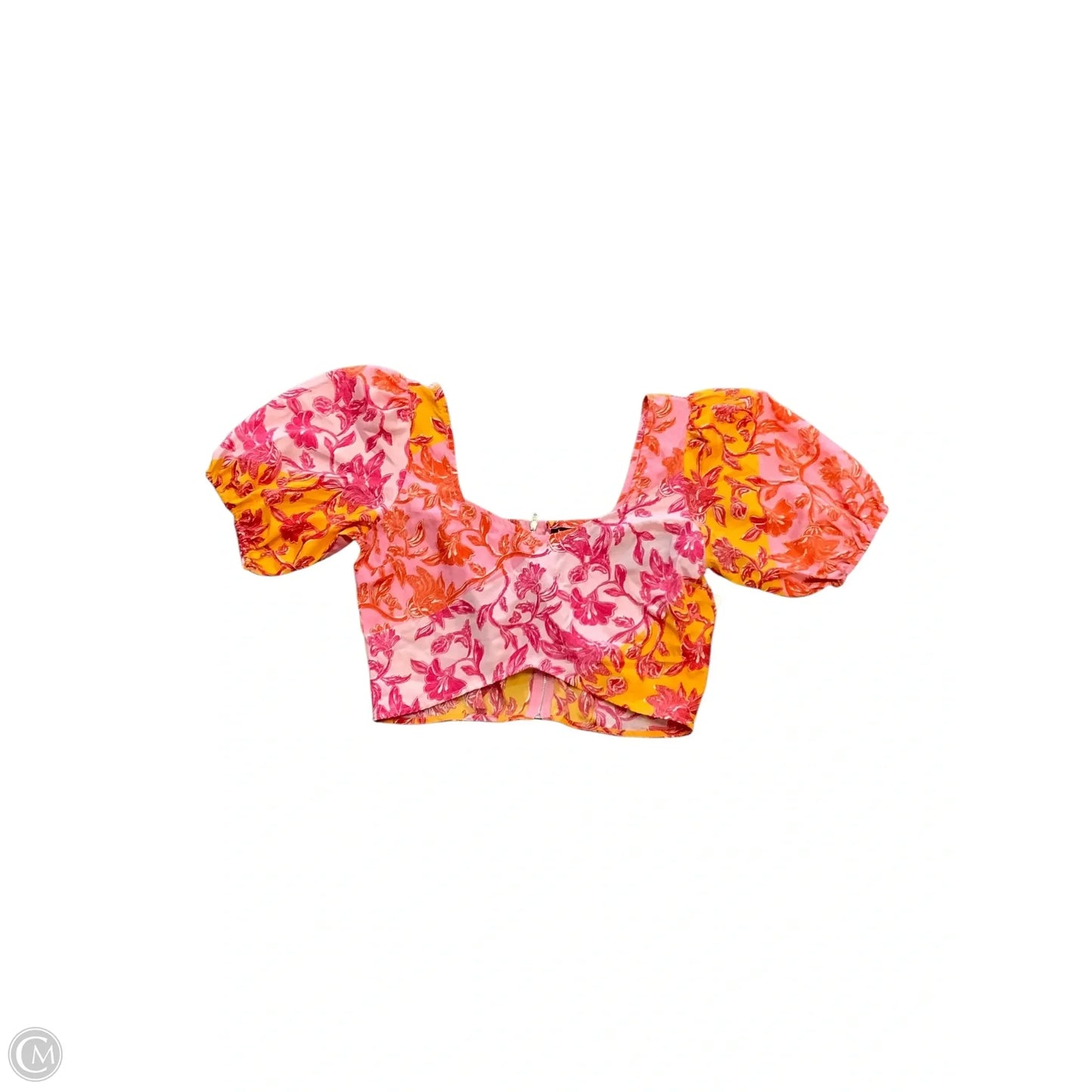 Skirt Set 2pc By Boohoo Boutique In Orange & Pink, Size: 8