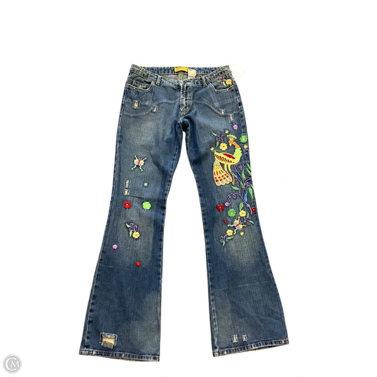 Jeans Boot Cut By Cmc In Blue Denim, Size: 12