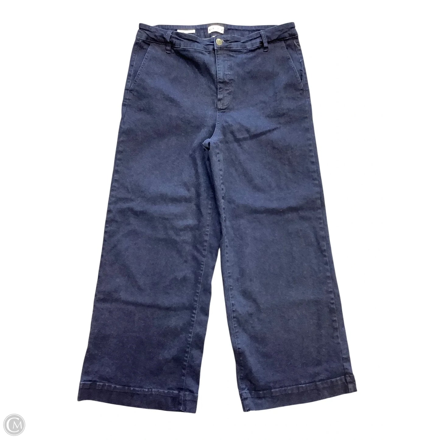 Jeans Wide Leg By Ava & Viv In Blue Denim, Size: 16