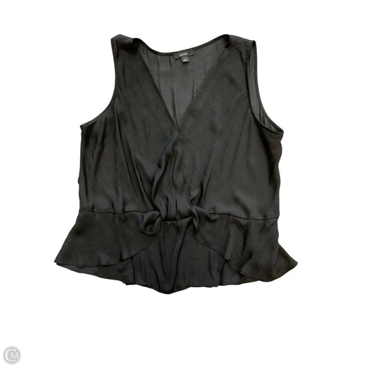 Blouse Sleeveless By Alfani In Black, Size: L