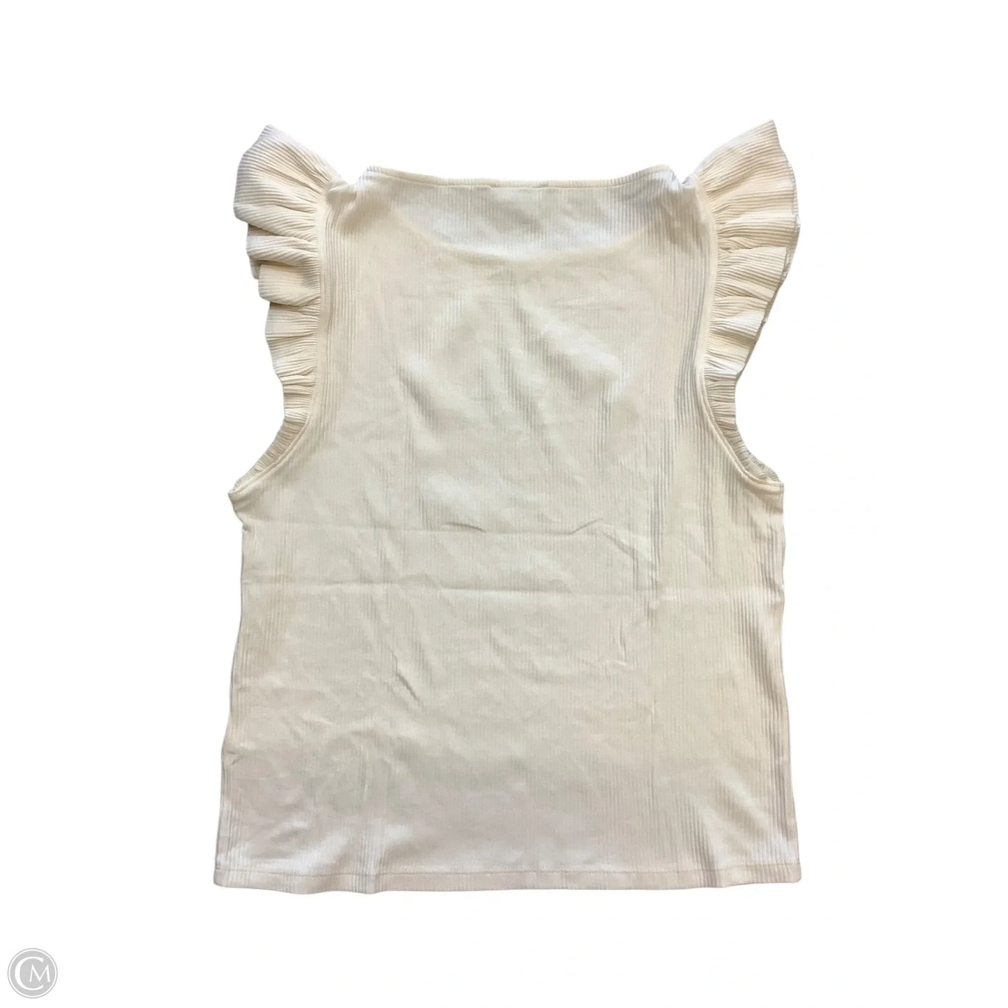 Top Sleeveless By J. Crew In Cream, Size: Xl
