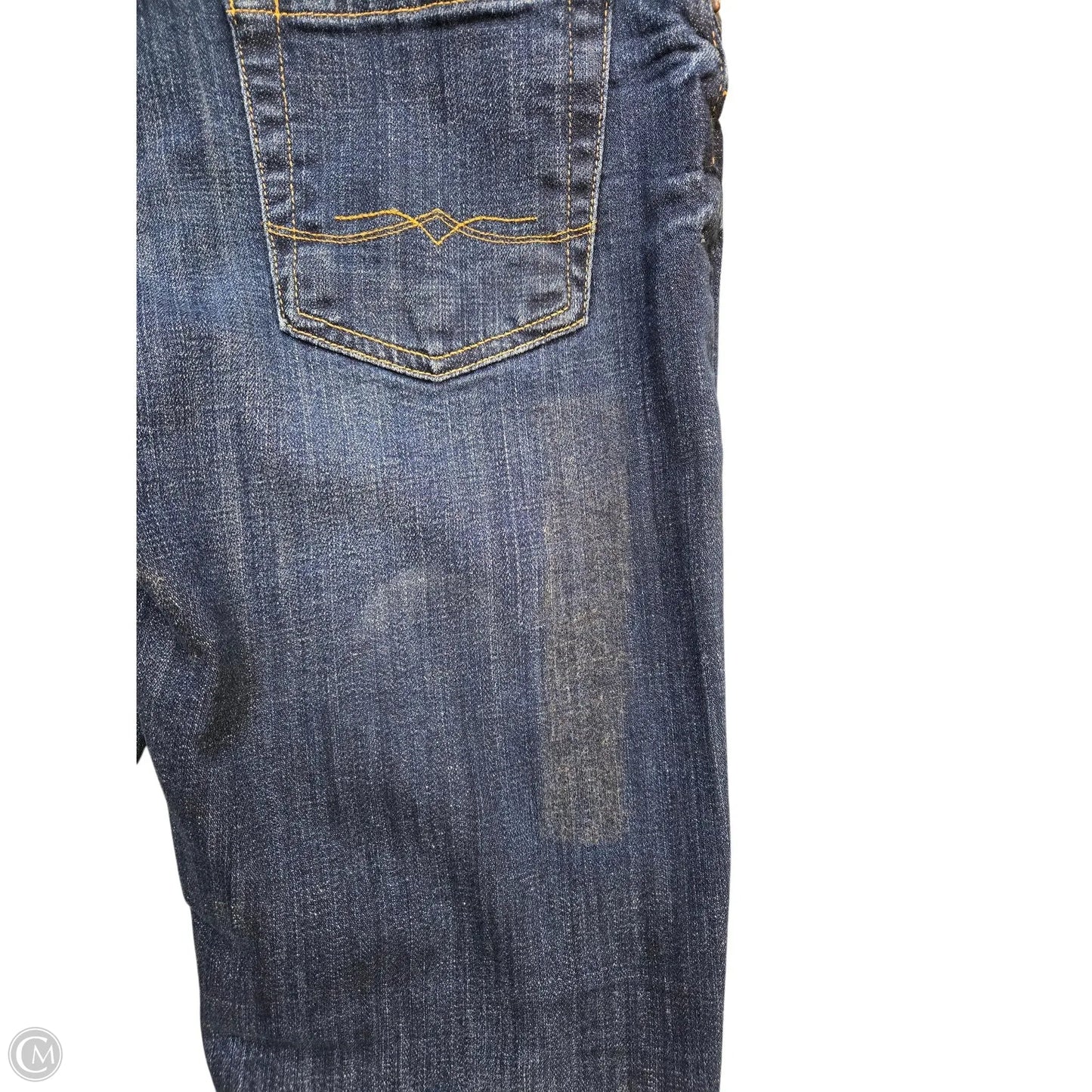 Jeans Straight By Lucky Brand In Blue Denim, Size: 0