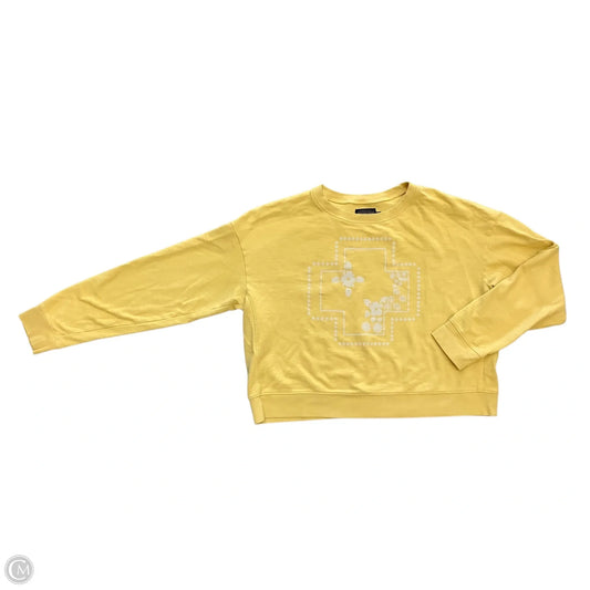Sweatshirt Crewneck By Pendleton In Yellow, Size: L