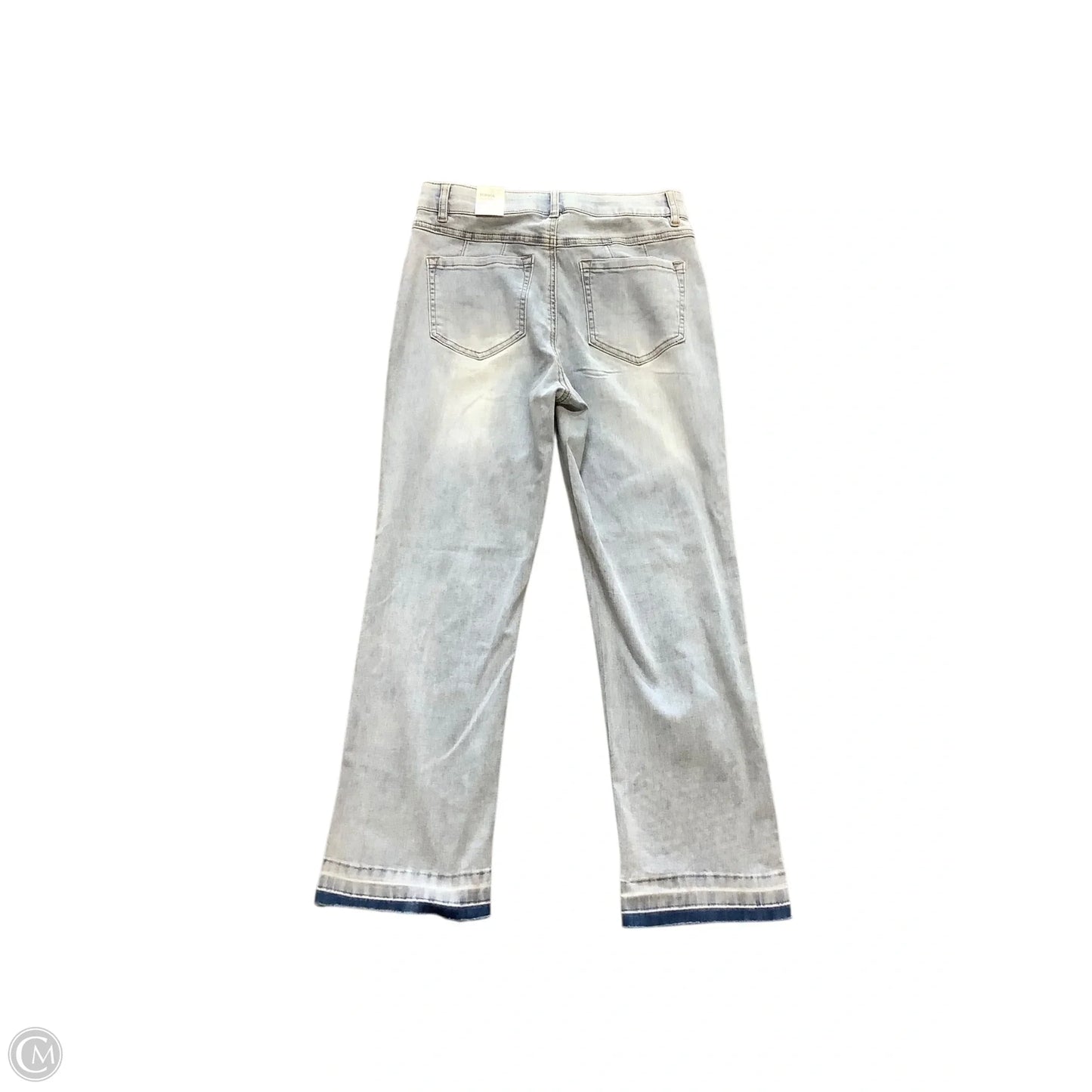 Jeans Straight By Tribal In Blue Denim, Size: 4