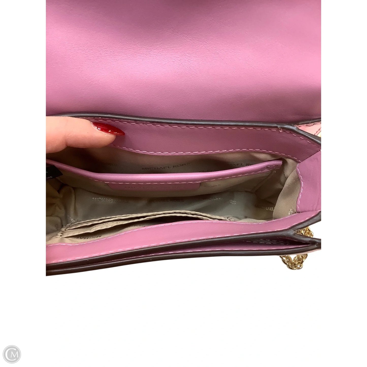 Crossbody Designer By Michael Kors, Size: Medium