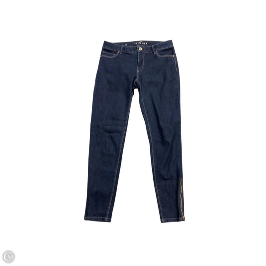 Jeans Skinny By White House Black Market In Blue Denim, Size: 4