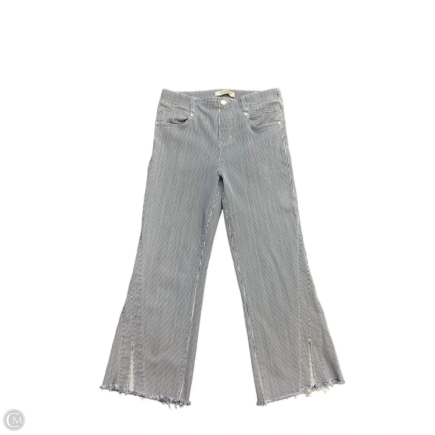 Jeans Flared By Liverpool In Striped Pattern, Size: 10