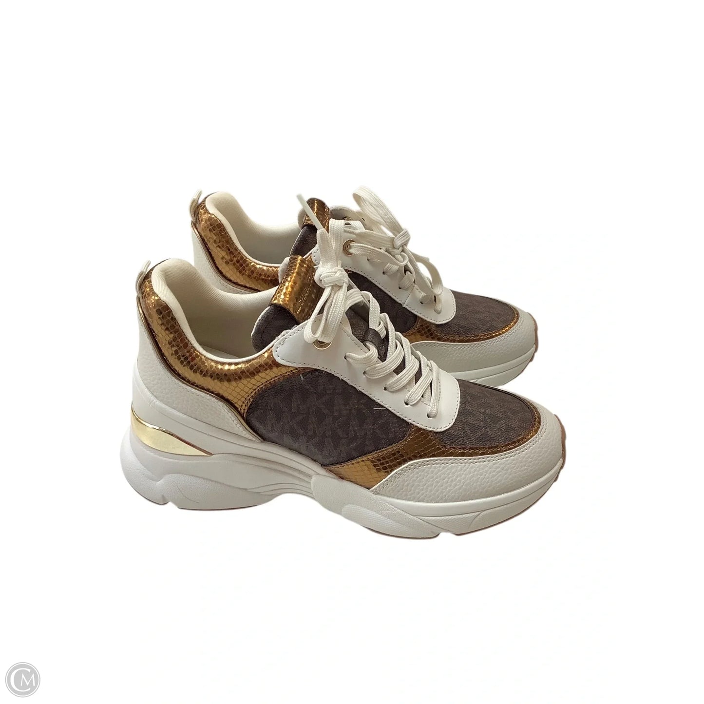 Shoes Designer By Michael Kors In White, Size: 9