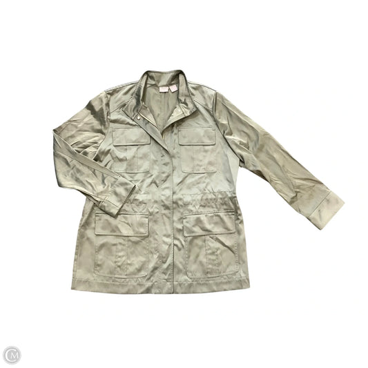 Jacket Other By Chicos In Green, Size: L