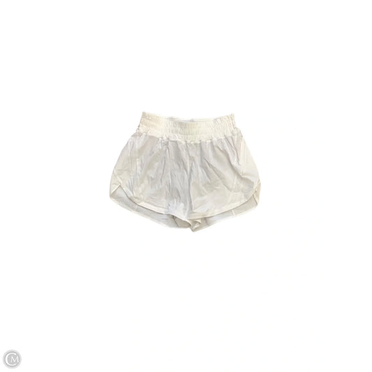 Athletic Shorts By Lululemon In White, Size: 8