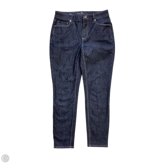 Jeans Skinny By White House Black Market In Blue Denim, Size: 0