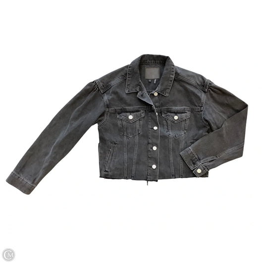 Jacket Denim By Paige In Black Denim, Size: S