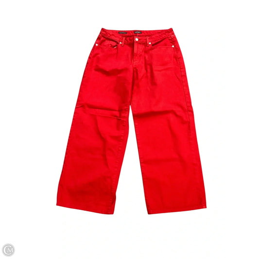 Jeans Wide Leg By Wild Fable In Red, Size: 10