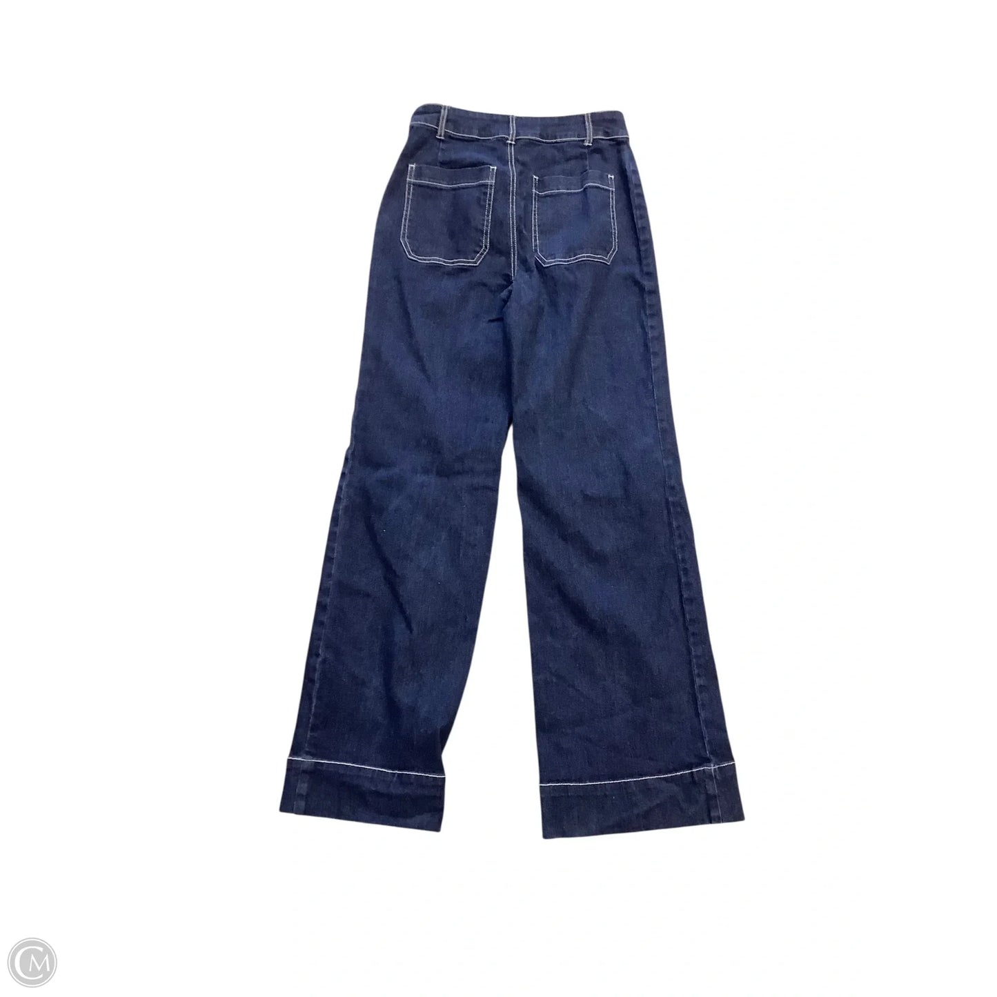 Jeans Straight By Avec Les Filles In Blue Denim, Size: 4 (26)