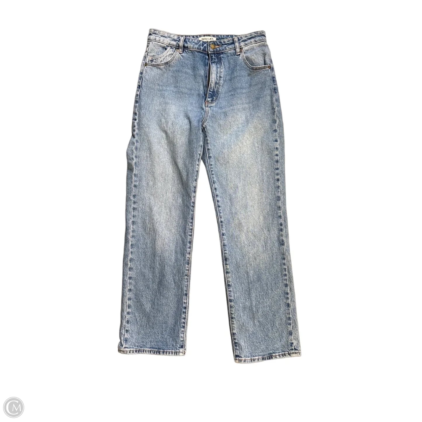 Jeans Straight By Rollas In Blue Denim, Size: 8