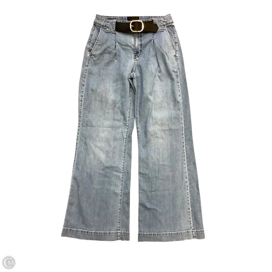 Jeans Wide Leg By White House Black Market In Blue Denim, Size: 4