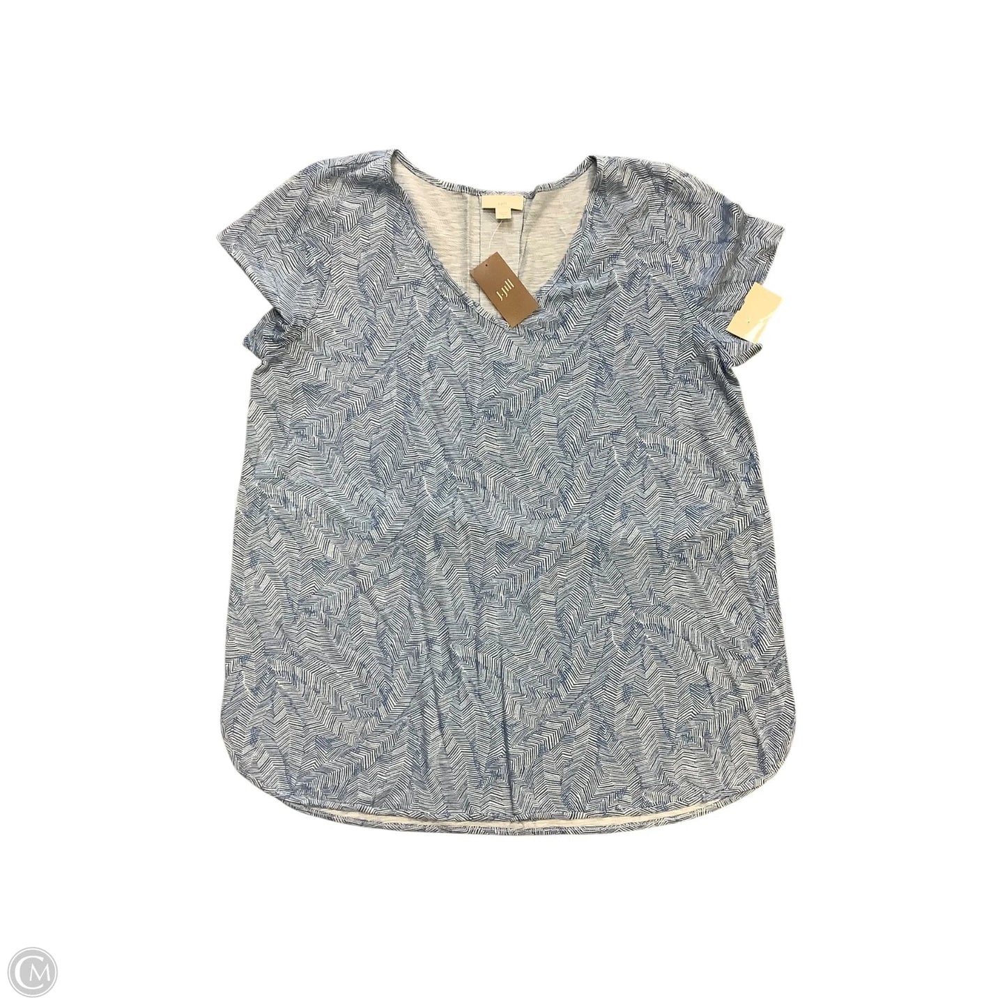 Tunic Short Sleeve By J. Jill In Blue, Size: L