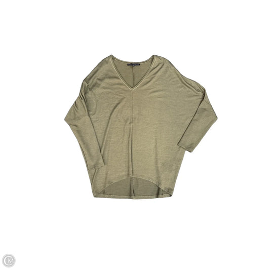 Top Long Sleeve By White House Black Market In Green, Size: L