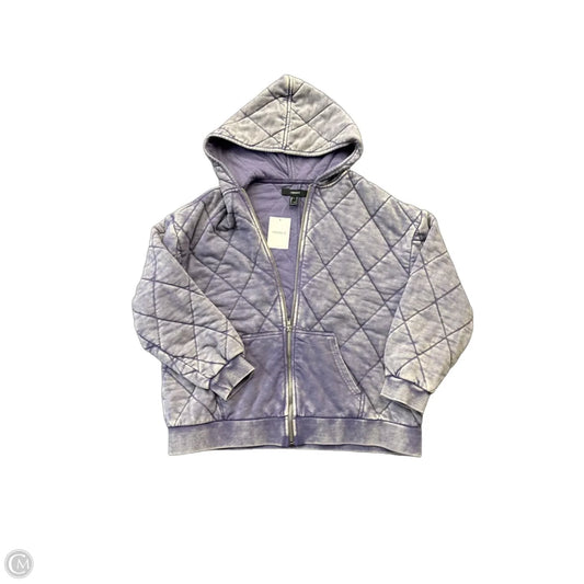 Sweatshirt Hoodie By Forever 21 In Purple, Size: L