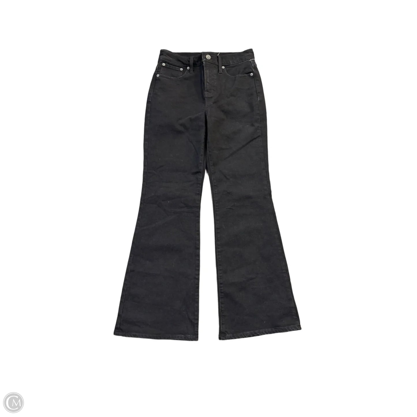 Jeans Flared By Madewell In Black, Size: 2