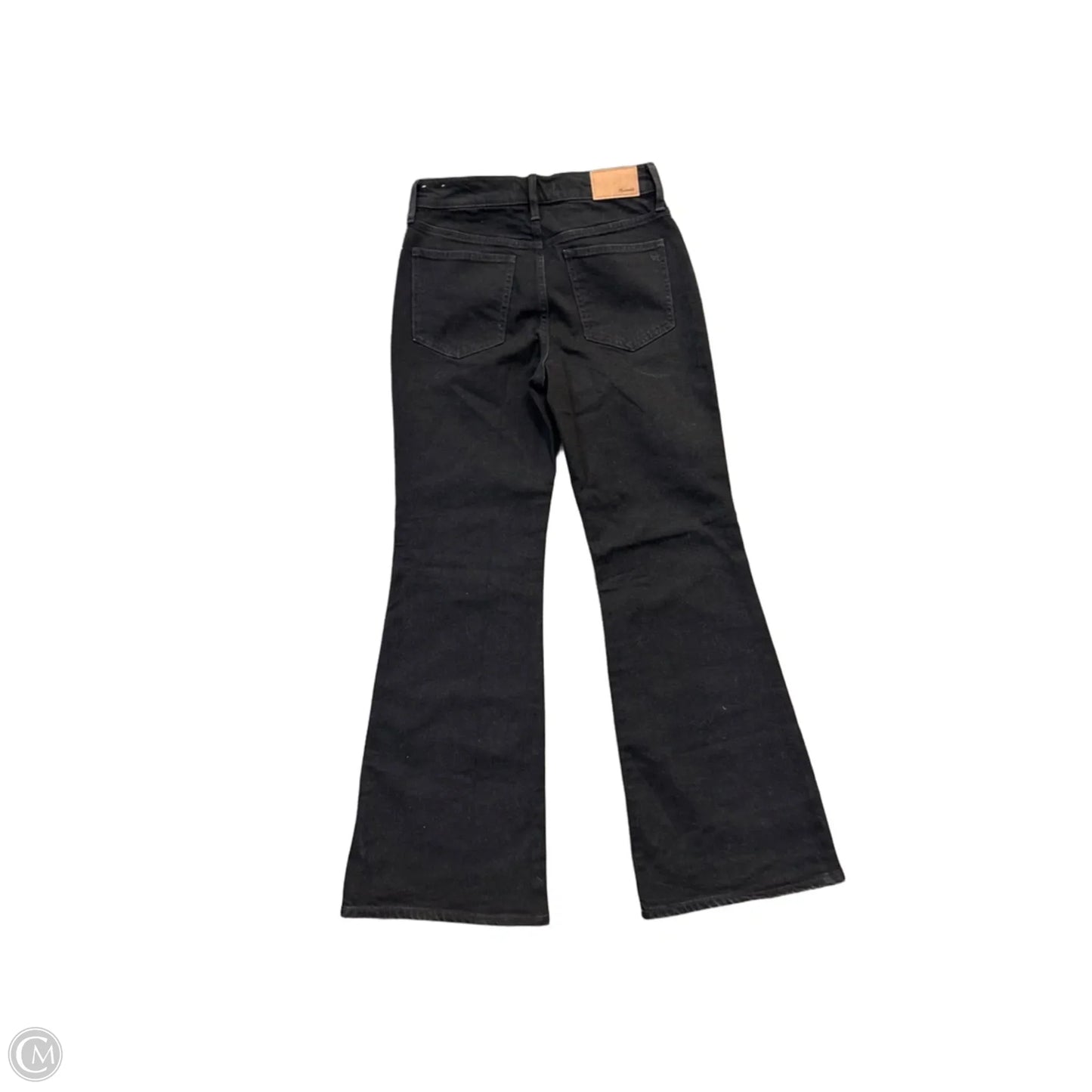 Jeans Flared By Madewell In Black, Size: 2