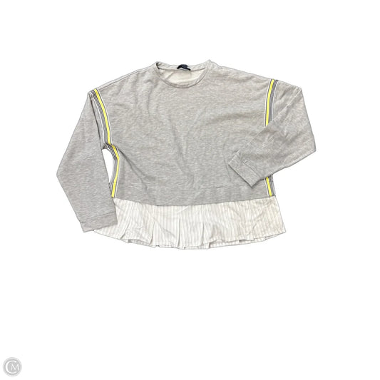 Top Long Sleeve By Maeve In Grey, Size: M