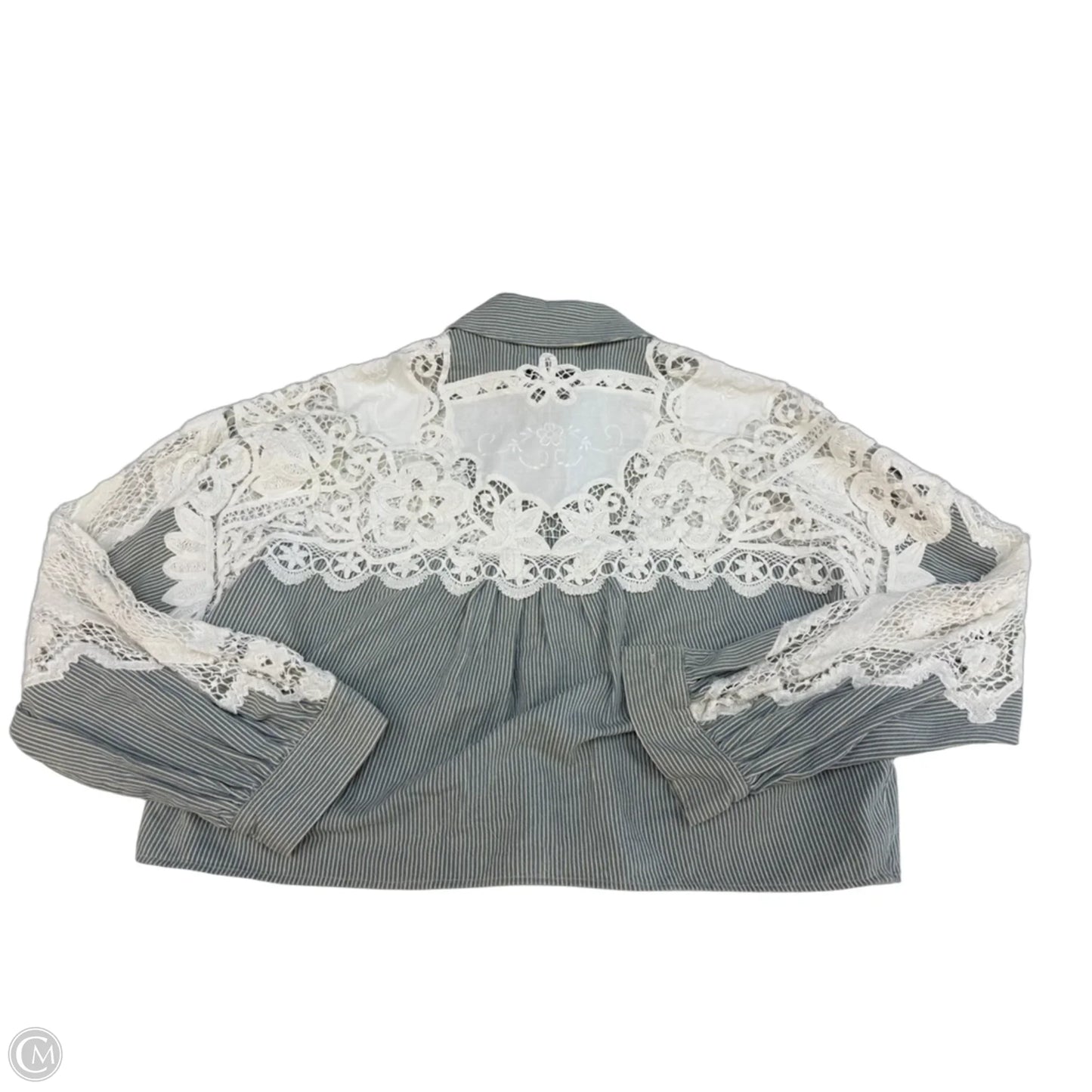 Top Long Sleeve By We The Free In Striped Pattern, Size: Xs