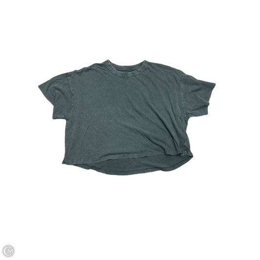 Top Short Sleeve Basic By Aerie In Grey, Size: Xl