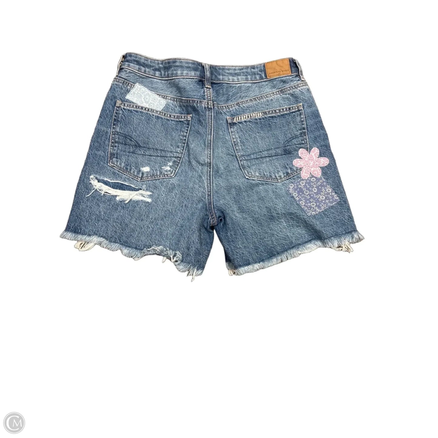 Shorts By American Eagle In Blue Denim, Size: 8